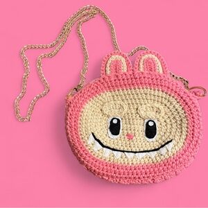Custom Order for @sallydoll88 Handmade Crochet Lafufu Crossbody Purse
